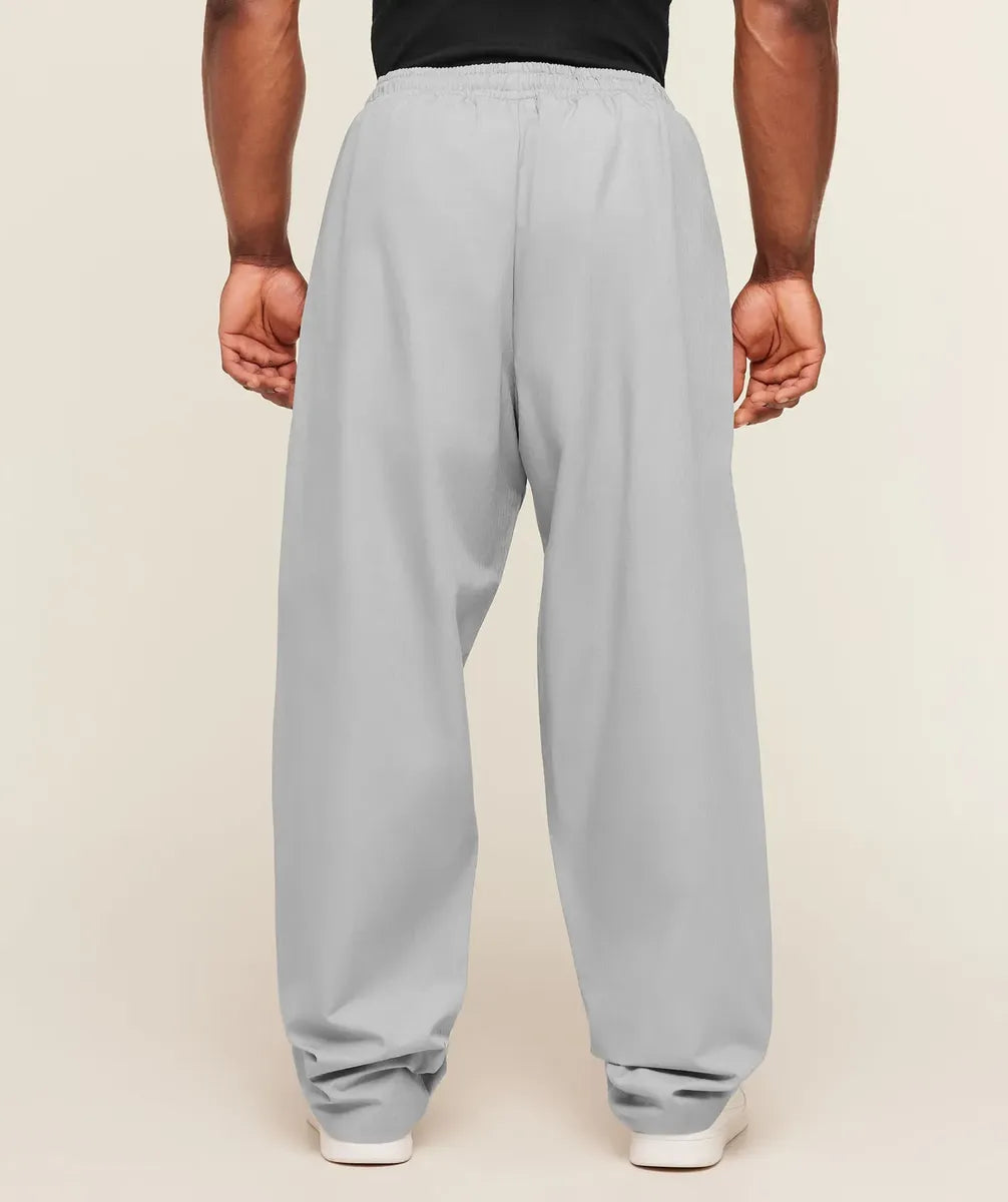 Pumper Pants Straight Leg Oversize - Gris