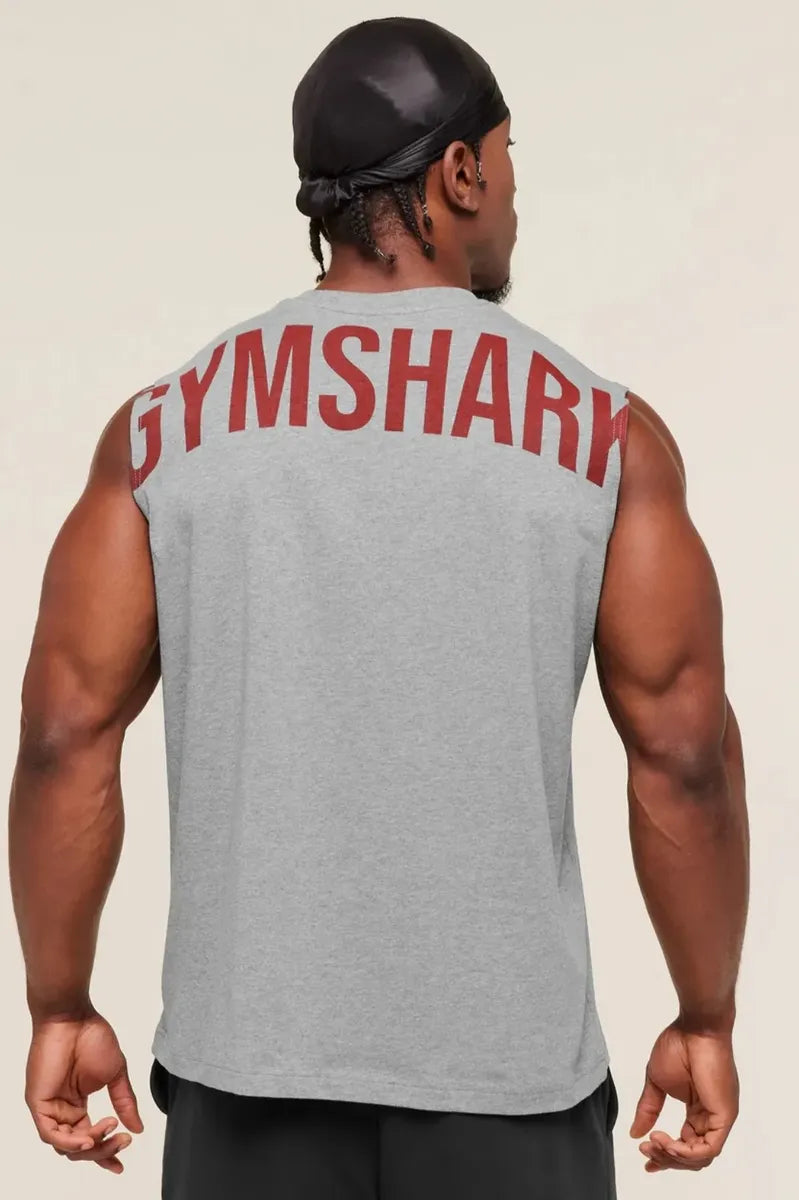 Tank Power Cut Off Oversize - Gris/Vino