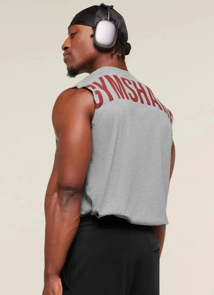 Tank Power Cut Off Oversize - Gris/Vino
